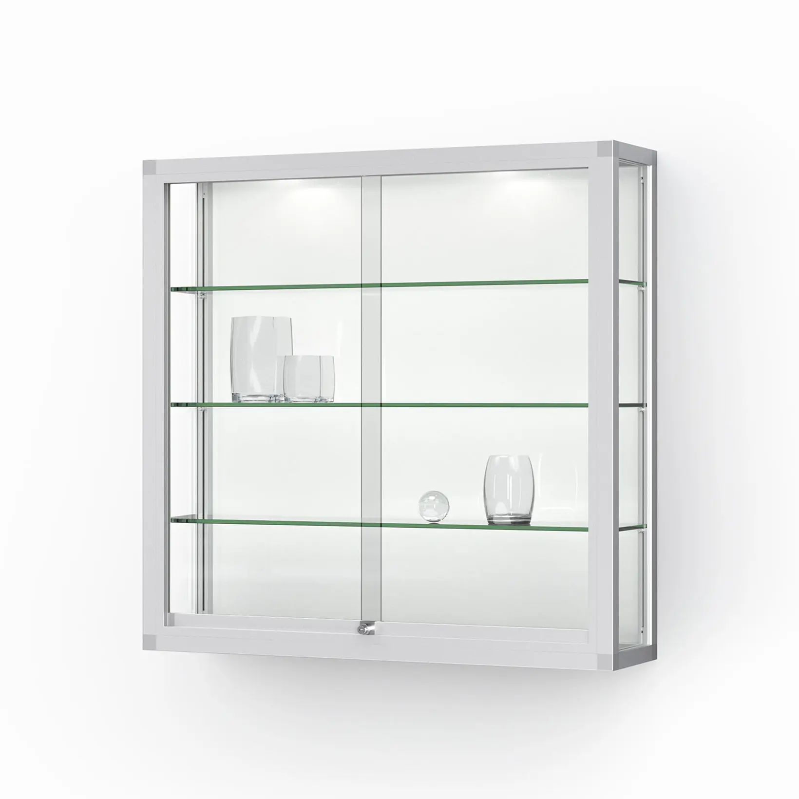 Vitrine, Schaukasten, Glasregal, Wandregal, Glasvitrine, Vitrine, Schrankglas, Glasvitrine, Glasregal, Wandvitrine
